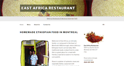 Desktop Screenshot of eastafricarestaurant.com